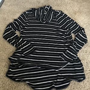 Free People stripped turtle neck thermal